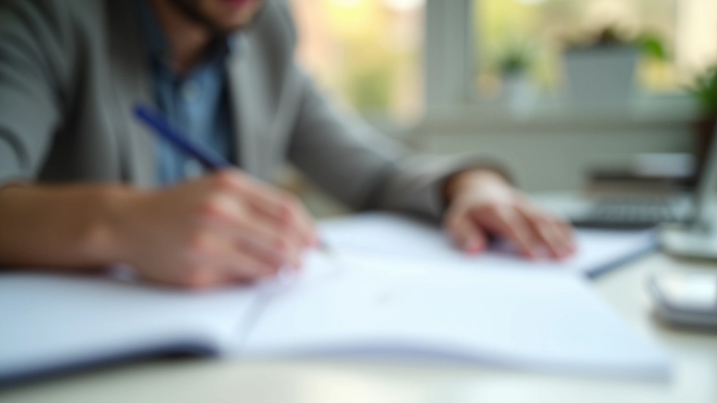 Fachperson, die sorgfältig Informationen analysiert und bewertet