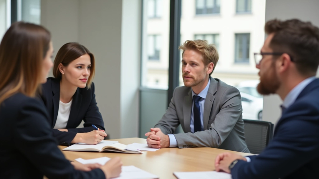 Team-Diskussion über strukturierte Entscheidungsfindung in professionellem Setting